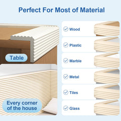 DBYDBY corner guard on table edge prevents injuries during playtime.