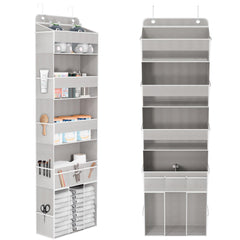 DCCDU front view of the door organizer showing compact, space-saving design for small rooms.