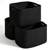 Dcerzxzci storage basket 3-pack on shelf showcasing space-saving organization.