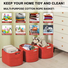 Dcerzxzci baskets in kids' room used for toy organization and style