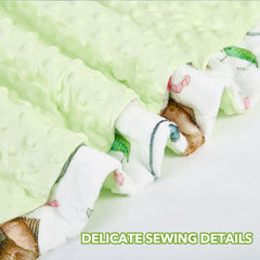DCOOLGO fish blanket used as stroller cover for sun shade and privacy.