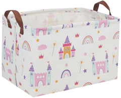 DDBASKET baby basket rose castle rectangle keeps toys neatly organized and accessible.