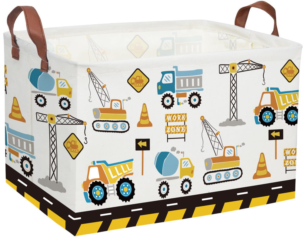 DDBASKET Kids Baskets top view showing a spacious car basket for organized travel toys