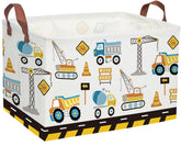 DDBASKET Kids Baskets top view showing a spacious car basket for organized travel toys