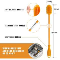 ddLUCK Hydro Flask brush for internal bottle cleaning
