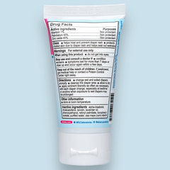 De La Cruz diaper rash ointment tube front ready for quick night-time application.