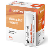 Dealmed A&D Ointment diaper cream packaging for on-the-go baby skin protection.