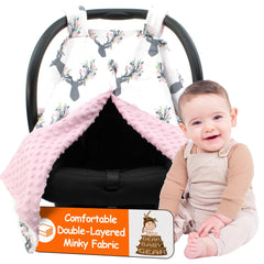 Dear Baby Gear infant car seat shade and nursing cover supports discreet feeding on the go