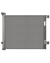 DEAR LOV retractable gate at stairs provides secure containment for kids.
