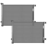 DEAR LOV retractable gate at stairs with secure closure for child safety.