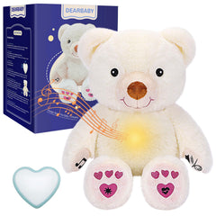 DEARBABY sleep soother bear with cry sensor calming fussy babies at night.