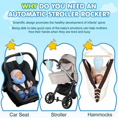 DEARBABY stroller rocker timer 15-30-45 displays adjustable sessions