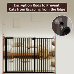 DEARBB ultra-narrow-spacing demonstrates small gaps that help keep kids and pets safe.