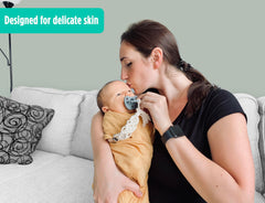 dearjacky orange muslin swaddle packaged gift-ready packaging appealing to new parents