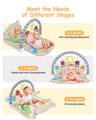 Dearlomum detachable toys stimulate baby's senses during playtime