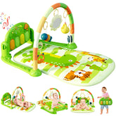 Dearlomum Baby Play Mat Gym piano keys green boost tactile play and musical discovery