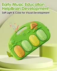 Dearlomum Baby Play Mat teapot-rattle green enhances grasping and sensory exploration for babies