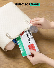 Dearlomum breast-pump-accessories sterilizer pouch, portable solution for clean parts on the go.