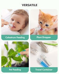 Dearlomum Colostrum Collector Kit cleaning brush keeps tools spotless.