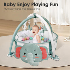 Dearlomum elephant hanging toys pendant offer varied textures and gentle sounds.