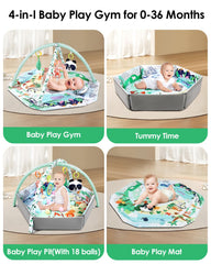 Dearlomum moon pillow provides cozy support during tummy time for comfort.