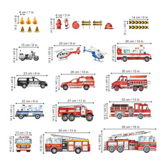 Decalmile eight-sheets pack wall stickers for flexible DIY layouts.