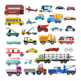 Decalmile cars wall stickers for kids room add vivid transport scenes and imaginative play.