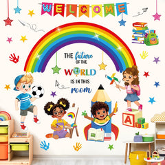 Decalmile handprint wall decal adds playful texture to kids' rooms.