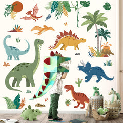 decalmile tropical palms wall decal perfect for tropical-themed playroom