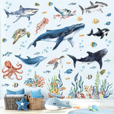 decalmile under the sea fish wall decals package — bright and easy to apply for a room refresh
