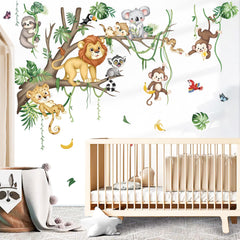 Decalmile XL lion wall sticker adds dramatic focal point for nursery decor