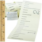 Decals for the Wall vinyl growth chart full decal 6ft allows quick, mess-free setup.