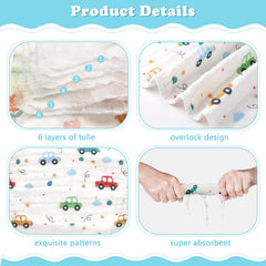 Decalsweet burp cloths patterns provide six unique designs for baby gifts