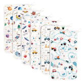 Decalsweet baby burp cloths product shot in soft muslin six-pack ready for daily use