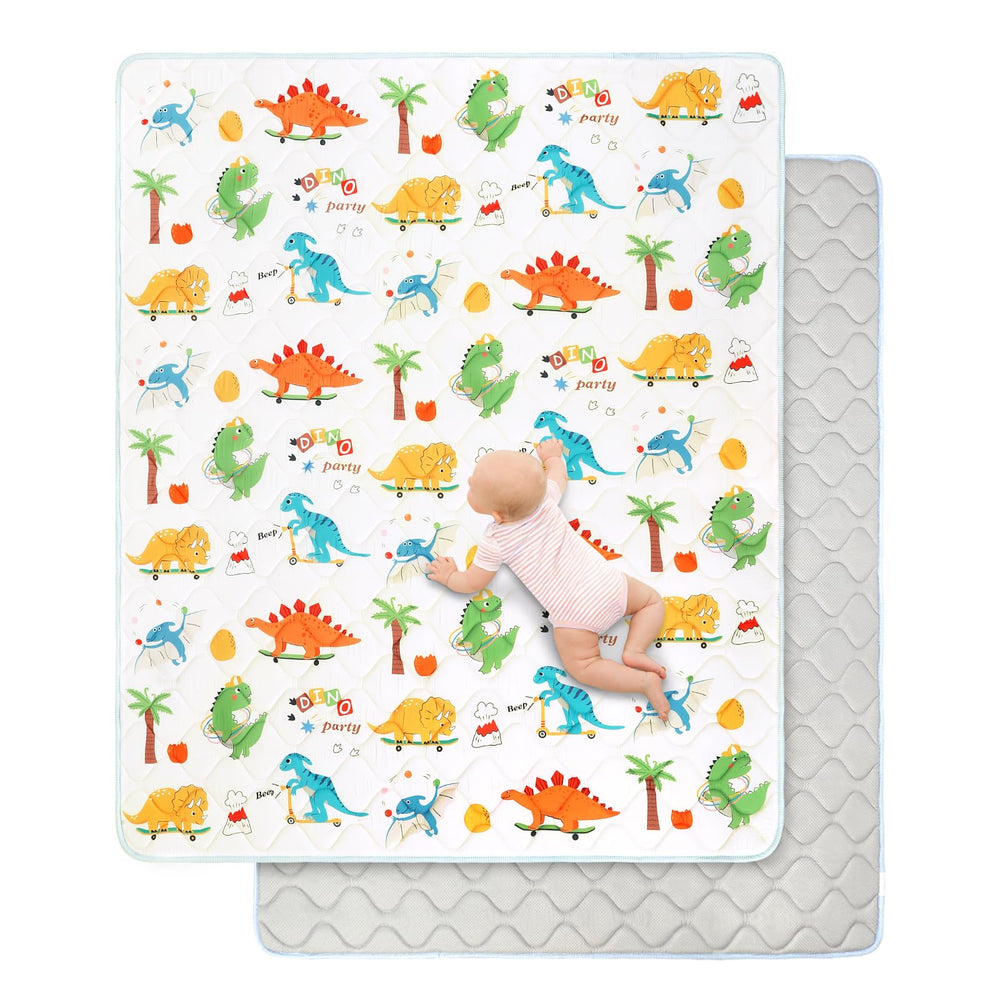 DecalSweet baby play mat 59x71 foam area for cozy tummy time and safe crawling