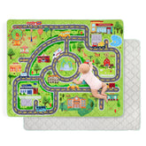 Decalsweet baby play mat foam closeup highlights soft cushioning for tummy time