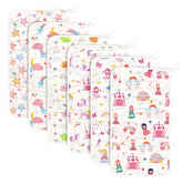 Decalsweet 6-layer muslin burp cloths, soft daily protection for baby's delicate skin.