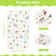 Decalsweet muslin burp cloth close-up highlights soft breathable cotton against baby's skin