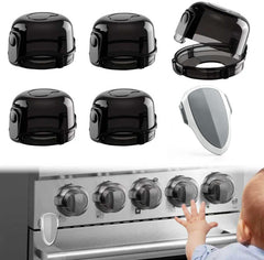 Decentraland stove knob covers clear-view design keeps knobs visible and children safe.