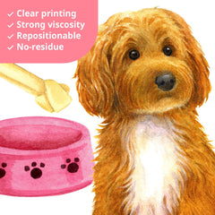 DECOWALL DS8-8045 nursery dog-themed decor creates cozy pet-friendly vibe