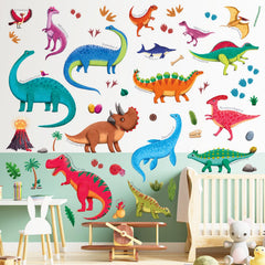 DECOWALL GDS4-8087 dino eggs on ceiling for magical glow.