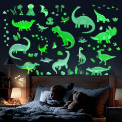 DECOWALL GDS4-8087 glow-night scene on wall for ambient lighting.