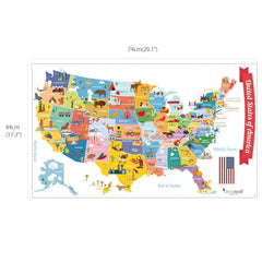 DECOWALL SG2-1906 nursery wall art brightens spaces and sparks curiosity.