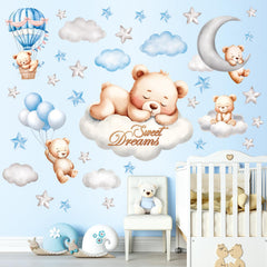 DECOWALL SG2-2407 Moon sticker inspires calm, cozy room vibes
