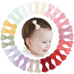 DED baby bows clip multi-color collection for easy daily outfit coordination