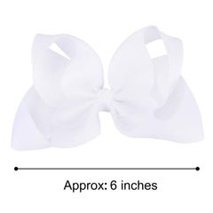 DEEKA big ribbon bows with alligator clips secure hair for daily wear.