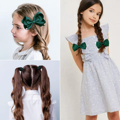 DEEKA snap clips demonstrate secure grip for thick or thin hair.