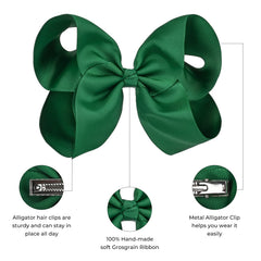 DEEKA handmade bows 2pcs set highlights versatile solid color embellishment