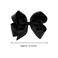 DEEKA handmade grosgrain ribbons create voluminous bows with secure clips for daily outfits.