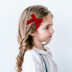 DEEKA red hair bows with alligator clips secure playful ponytails and buns